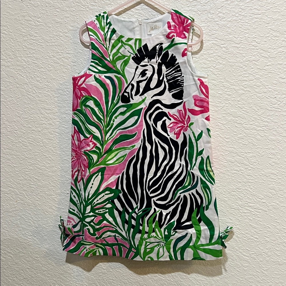NWT Lilly Pulitzer little Lilly Classic Coconut Prancing in the moonlight size 6